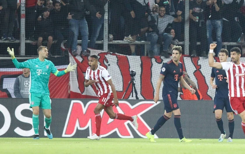 Μεγάλη μάχη στο Καραϊσκάκη: Ολυμπιακός-Μπάγερν Μονάχου 2-3 – Έχασαν αλλά το πάλεψαν οι ερυθρόλευκοι